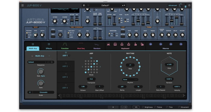 Plugin sintetizator Arturia Jup-8000 V [5]