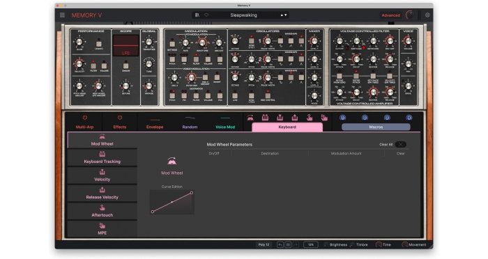 Plugin sintetizator Arturia Memory V [7]
