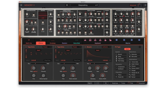 Plugin sintetizator Arturia Memory V [5]