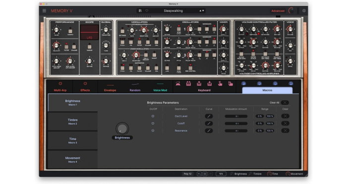 Plugin sintetizator Arturia Memory V [8]