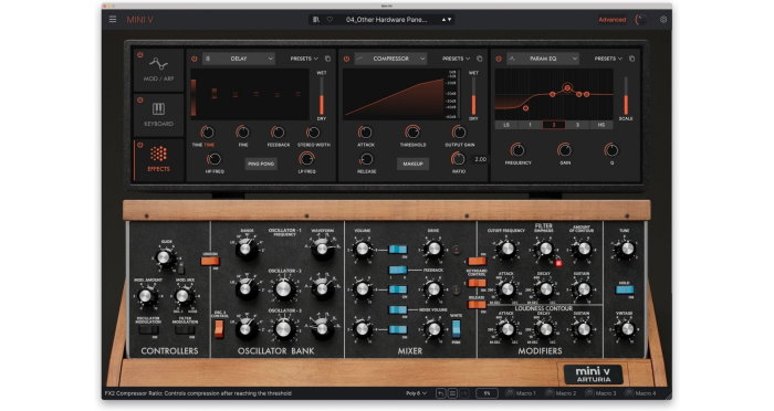 Plugin sintetizator Arturia Mini V4 [4]