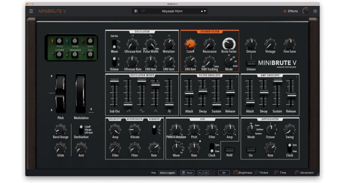 Plugin sintetizator Arturia MiniBrute V [2]