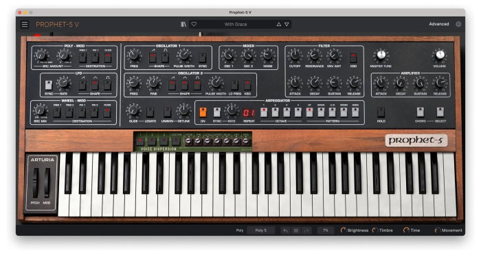 Plugin sintetizator Arturia Prophet-5 V [2]