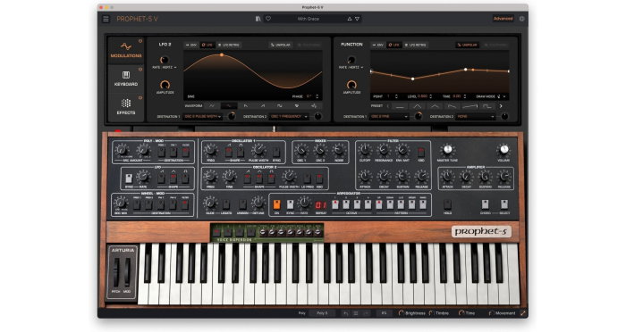 Plugin sintetizator Arturia Prophet-5 V [4]