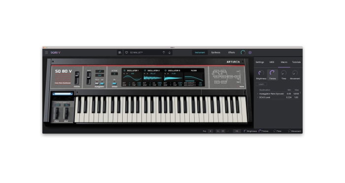 Plugin sintetizator Arturia SQ80 V [5]