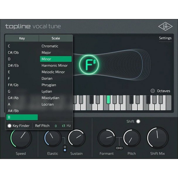 Plugin Universal Audio UAD Topline Vocal Tune [2]