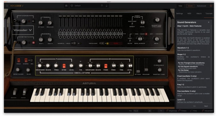 Plugin vocoder Arturia Vocoder V [9]
