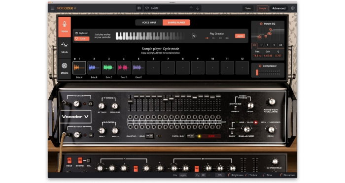 Plugin vocoder Arturia Vocoder V [3]