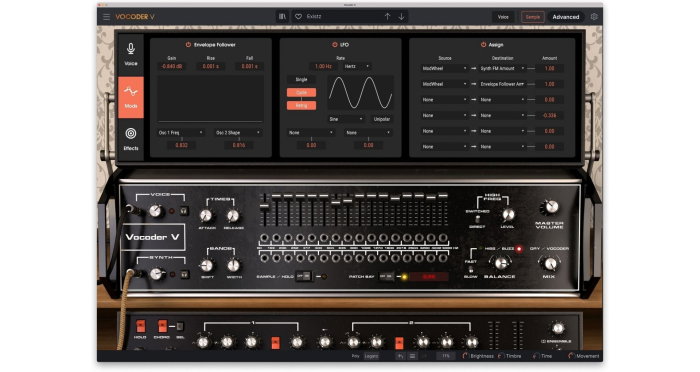 Plugin vocoder Arturia Vocoder V [4]