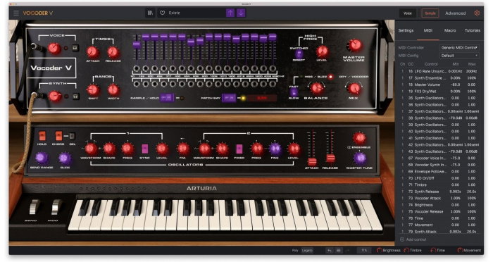 Plugin vocoder Arturia Vocoder V [7]