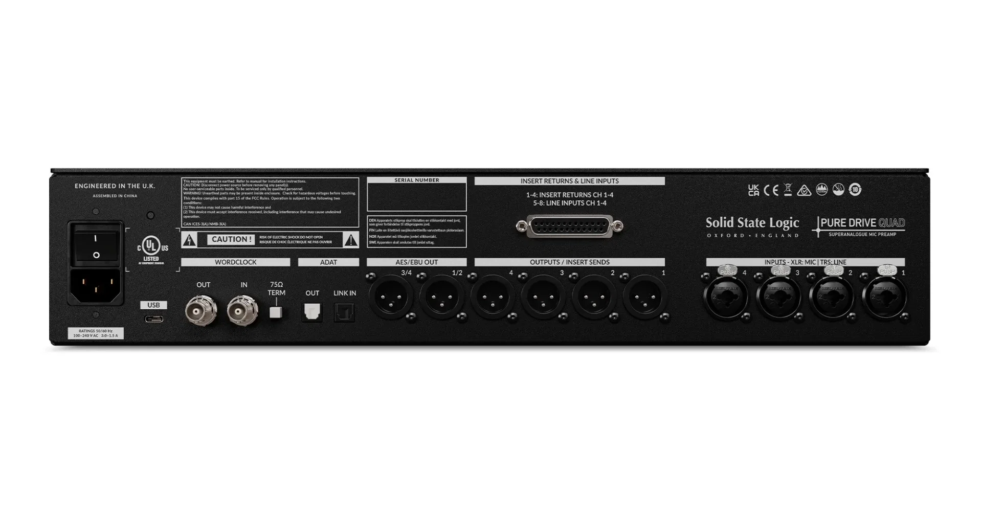 Preamplificator SSL PURE DRIVE QUAD [4]