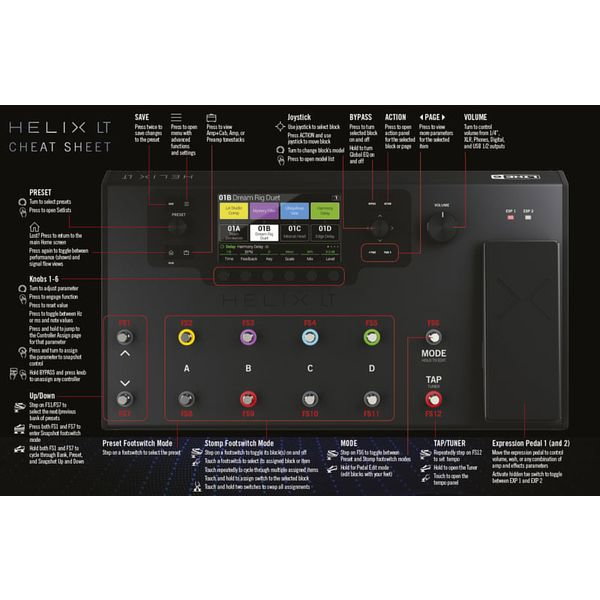 Procesor de chitara Line6 Helix LT [16]