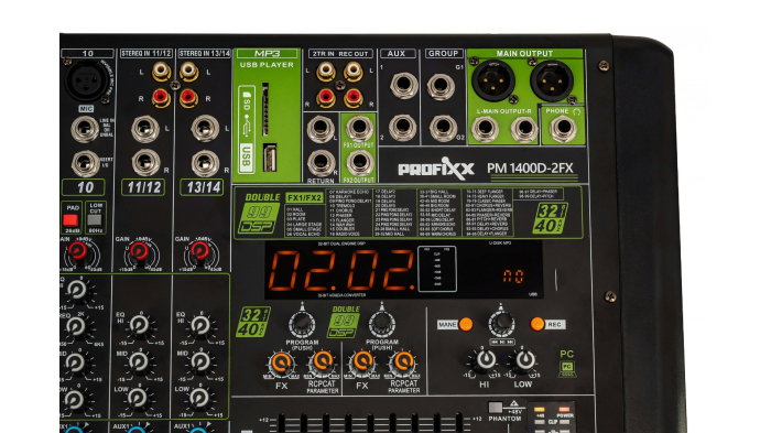 Profixx PM1400D-2 FX Mixer [7]