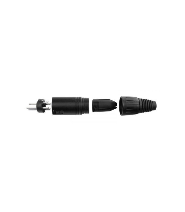 Pronomic connector set XLR male 20 pcs black [3]