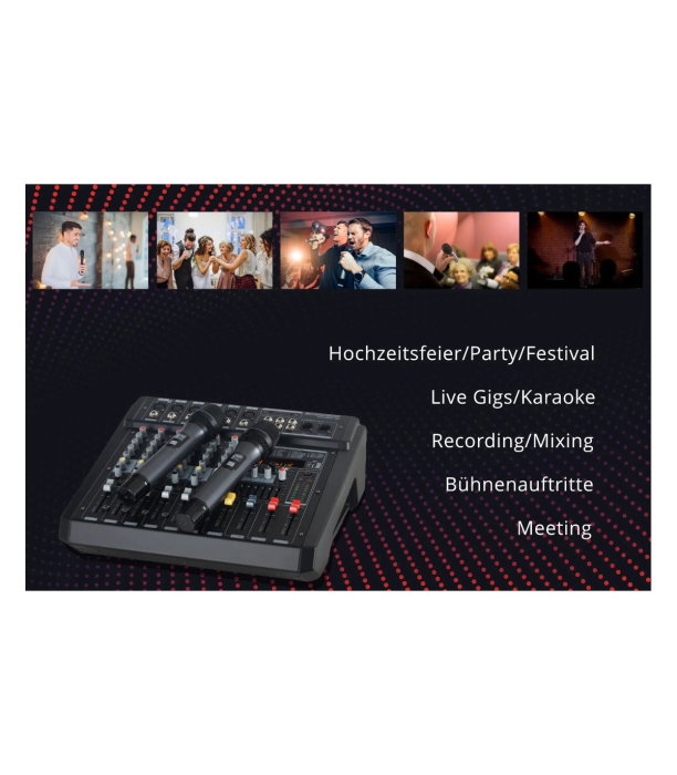Pronomic Powermake 600 with Wireless Microphones [8]