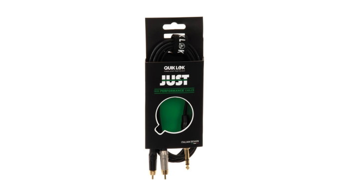 Quik Lok JS2RCA Stereo 6.3 mm Jack-2 RCA 5M [4]