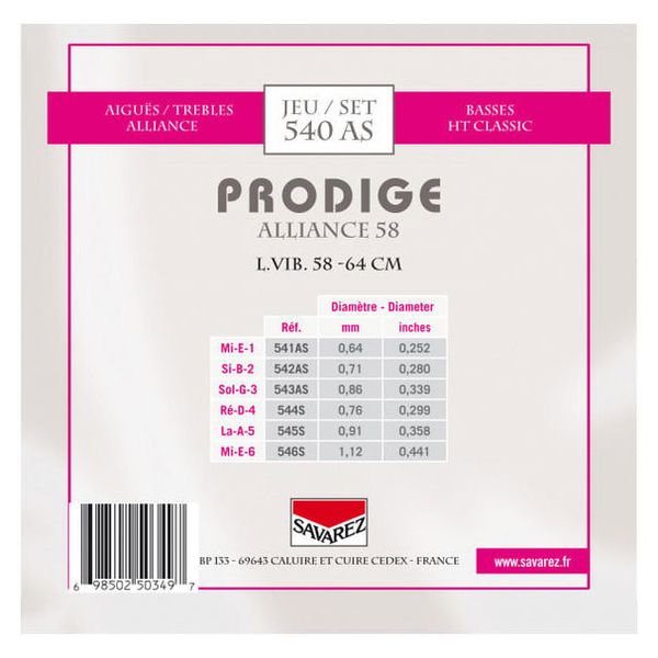 Savarez 540AS Prodige Alliance 58/64 [2]