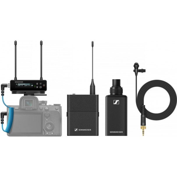 Sennheiser EW-DP ENG SET (R1-6) - sistem wireless cu microfon lavaliera si transmitator shotgun [3]