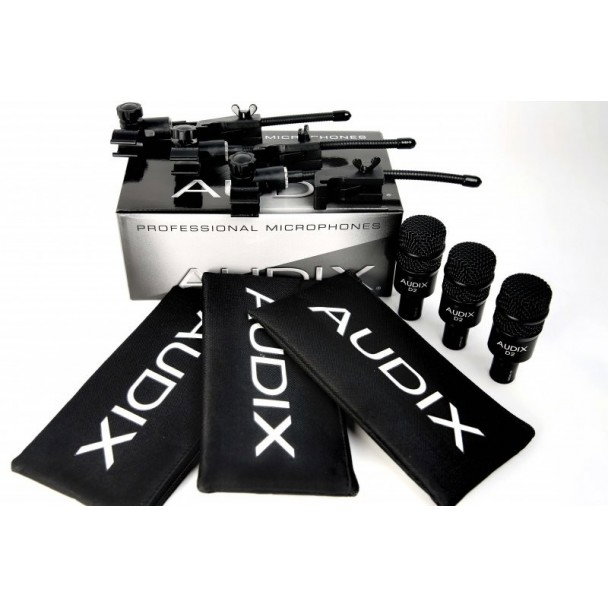 Set 3 microfoane pentru tobe Audix D2 Trio [2]