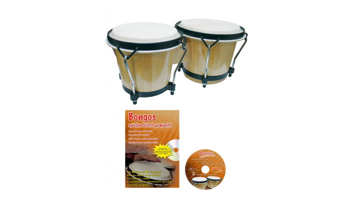 Set bongos Clifton din lemn, 6 și 7 inch [2]