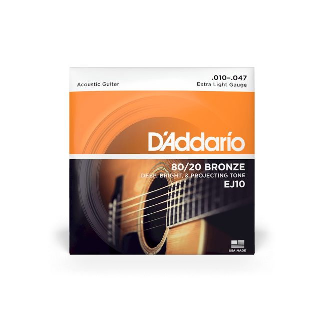 Set corzi D'Addario EJ10 10-47 pentru chitară acustică [2]