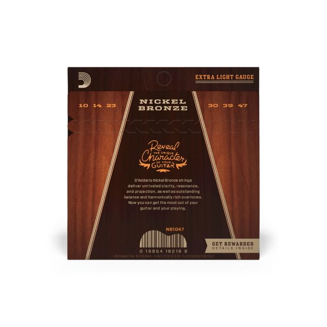 Set corzi D'Addario NB1047 10-47 pentru chitară acustică [3]