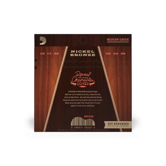 Set corzi D'Addario NB1356 13-56 pentru chitară acustică [3]