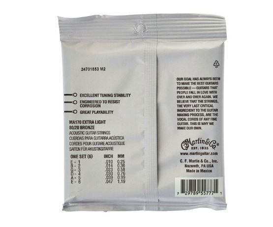 Set corzi chitara acustica Martin Guitars MA-170 [2]