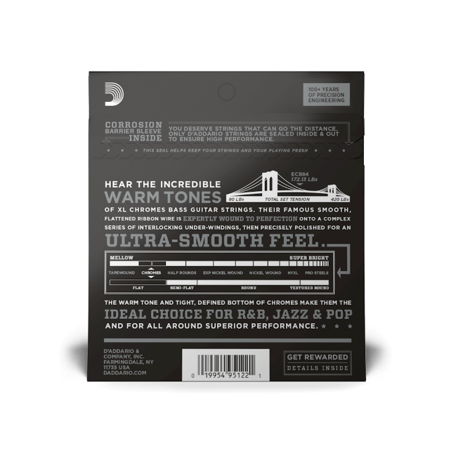 Set corzi bass D'Addario ECB84 40-100 [3]