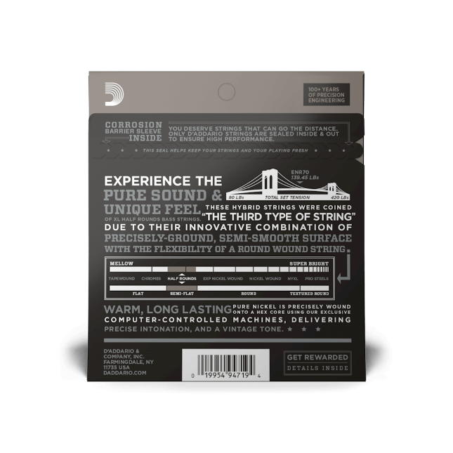 Set corzi bass D'Addario ENR70 40-95 [3]