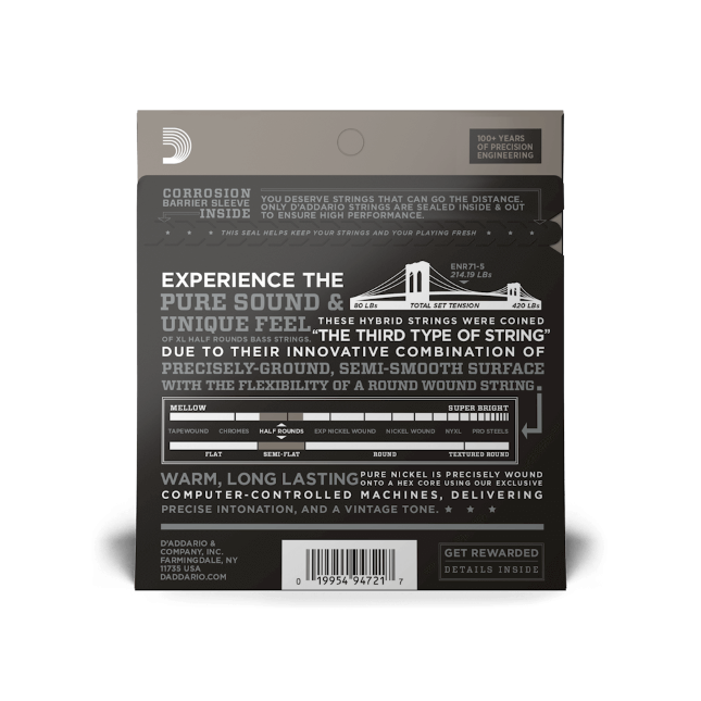 Set corzi bass D'Addario ENR71-5 45-130 [3]