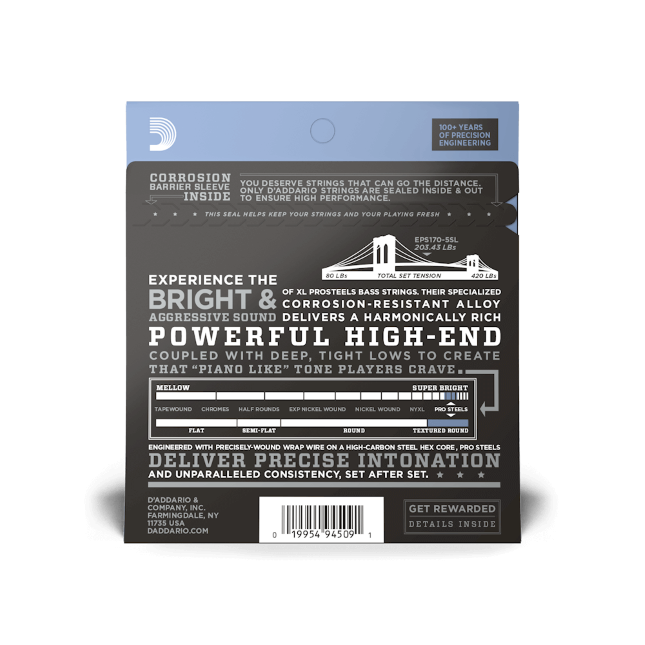 Set corzi bass D'Addario EPS170-5SL 45-130 [3]