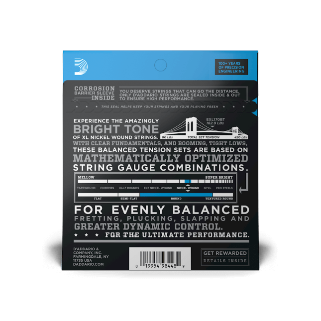 Set corzi bass D'Addario EXL170BT 45-107 [3]