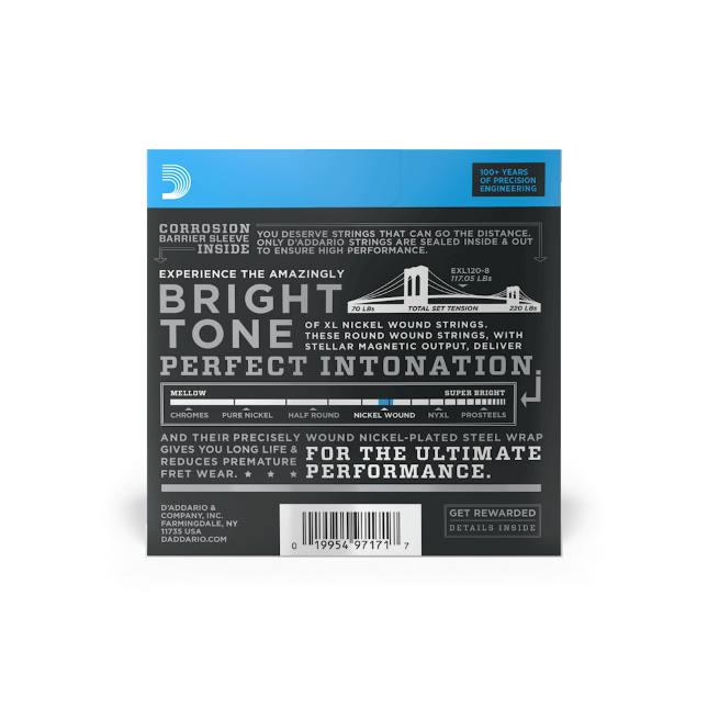 Set corzi D'Addario EXL120-8 09-65 [3]