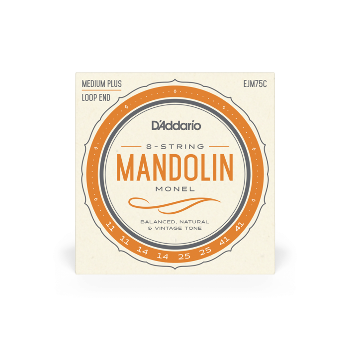 Set corzi mandolină DAddario EJM75C 11-41 Medium Plus Monel [2]