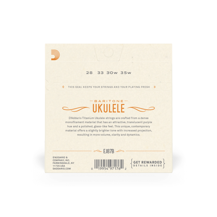 Set corzi ukulele bariton DAddario EJ87B Titanium [3]