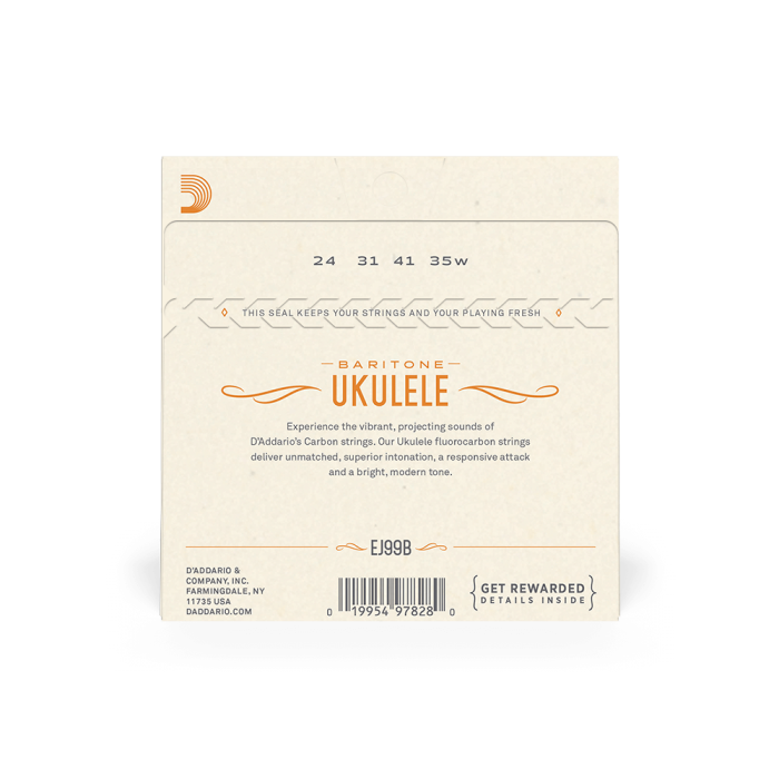Set corzi ukulele bariton DAddario EJ99B Pro-Arte Carbon [4]