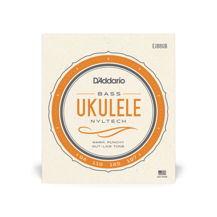 Set corzi ukulele bas DAddario EJ88UB Nyltech [2]