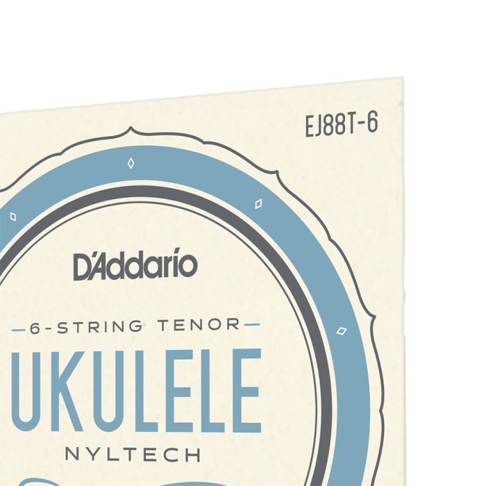 Set corzi ukulele tenor cu 6 coarde DAddario EJ88T-6 Nyltech [4]