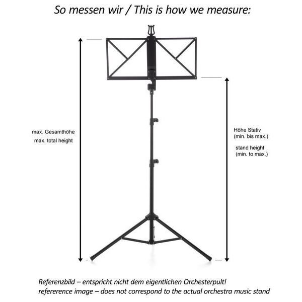 Startone Music Stand Black [9]