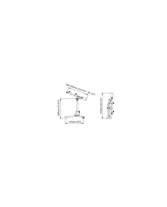Tama MS734ELBK - stativ microfon girafa extra low [2]