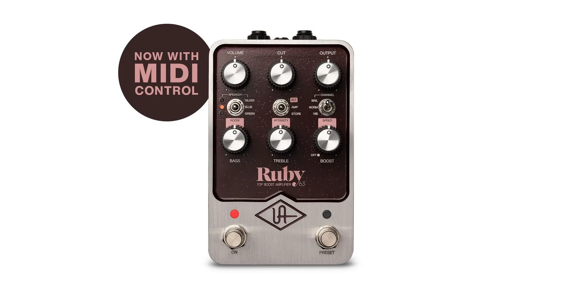 Universal Audio UAFX Ruby 63 Top Boost Amplifier [2]