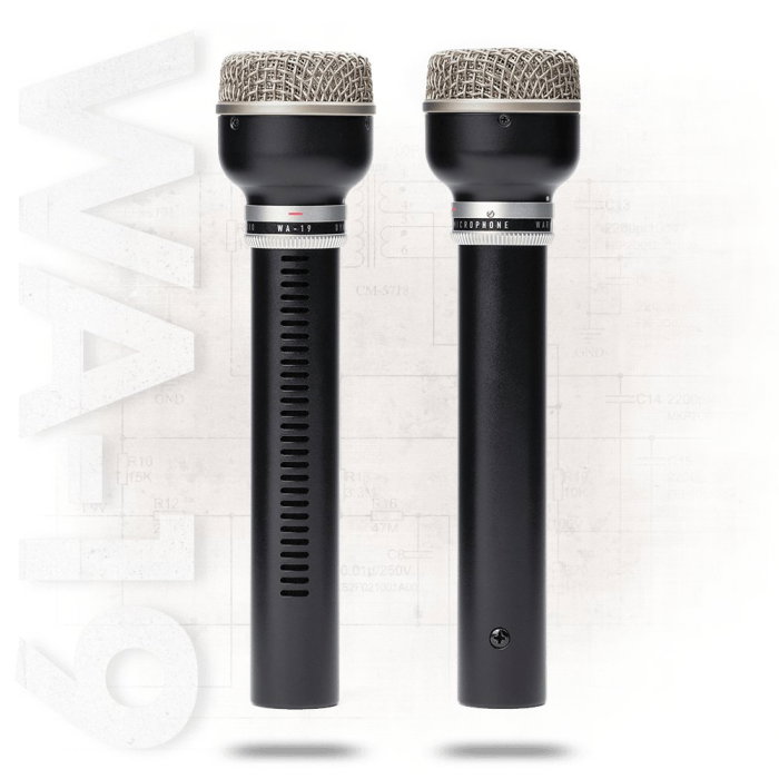 Microfon dinamic Warm Audio WA-19 Black în finisaj negru [2]