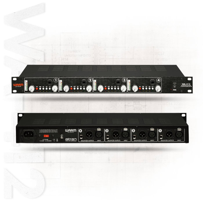 Warm Audio WA-412 Preamplificator Microfon 4 Canale [2]