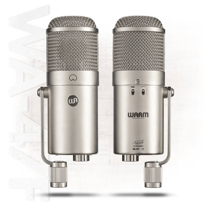 Microfon FET Warm Audio WA-47F cu cutie din lemn [2]