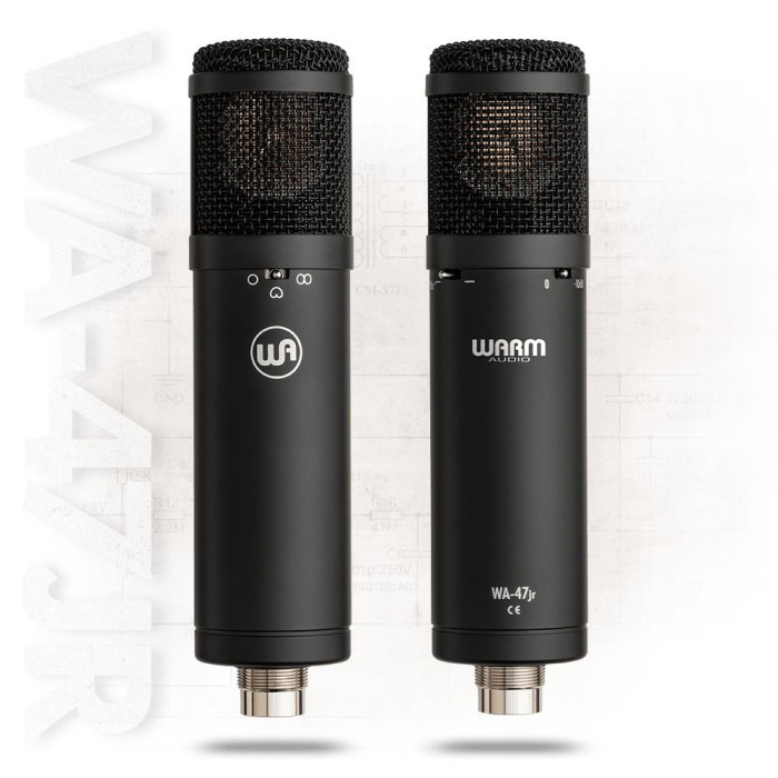 Microfon de studio Warm Audio WA-47jr Black cu finisaj negru [2]