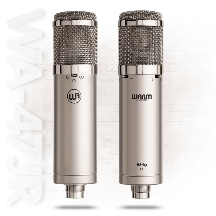 Microfon de studio Warm Audio WA-47jr Nickel cu finisaj nichel [2]