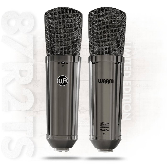 Set stereo de două microfoane Warm Audio WA-87 R2 Titanium [2]
