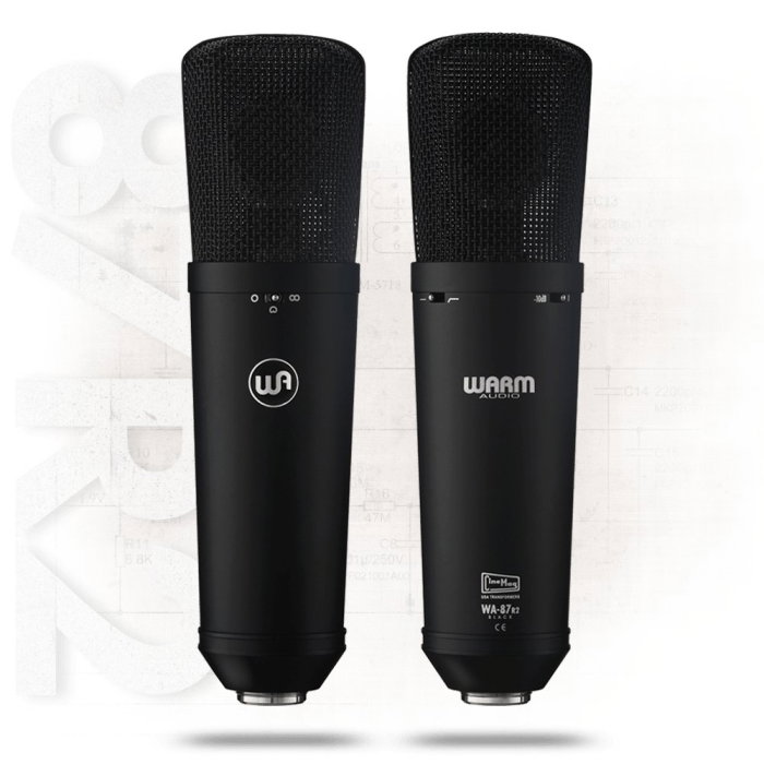 Microfon de studio Warm Audio WA-87 R2B în finisaj negru [2]