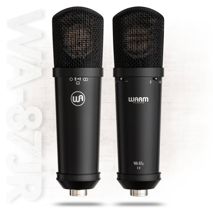 Microfon Warm Audio WA-87jr Black în finisaj negru [2]
